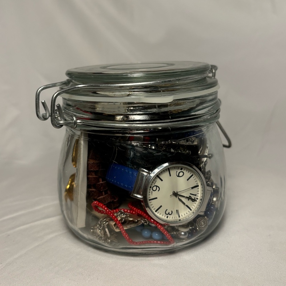 Curated Mystery Jewelry Jar (USA RED WHITE + BLUE THEME)